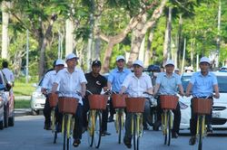 Khai trương hệ thống xe đạp chia sẻ công cộng tại TP Huế