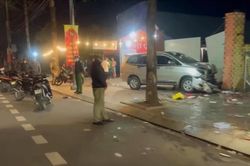 Đồng Nai: Ôtô tông lên vỉa hè, 3 người trong 1 gia đình thương vong