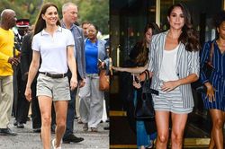 Diện quần short mùa hè, Meghan Markle ấn tượng nhưng nhìn Kate Middleton mới biết thế nào là đẳng cấp