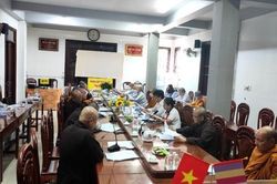 Ban Trị sự GHPGVN TP.Bến Tre sơ kết hoạt động Phật sự 6 tháng đầu năm 2022