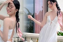 Trước thềm thi quốc tế, á hậu Phương Anh f5 phong cách với đồ tắm mát mẻ