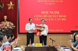Chủ tịch Hà Nội Chu Ngọc Anh ký bổ nhiệm Phó Giám đốc Sở Nội vụ sinh năm 1981
