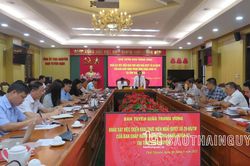 Khảo sát tình hình thực hiện Nghị quyết số 20-NQ/TW
