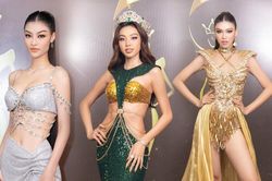 Bộ 3 Thùy Tiên - Ngọc Thảo - Kiều Loan tái hiện màn hô tên Miss Grand Vietnam hào sảng