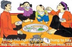 Đàn ông yêu vợ hay yêu con hơn??