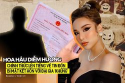 Hoa hậu Diễm Hương nói gì về tin đồn bí mật kết hôn với đại gia 'khủng'?