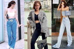 Tham khảo cách Huyền Lizzie phối đồ với áo crop top