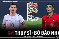 Soi kèo nhà cái Thụy Sỹ vs Bồ Đào Nha. Nhận định, dự đoán bóng đá Nations League (01h45, 13/6)