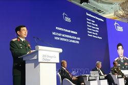 Đại tướng Phan Văn Giang phát biểu tại Đối thoại Shangri-La 2022