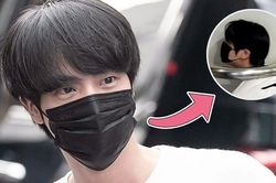 Jin BTS khiến fan cười ngất khi khoe ảnh tạo dáng bên cầu thang