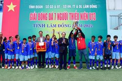 Đơn Dương vô địch Giải Bóng đá Thiếu niên U13 Lâm Đồng