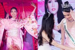Á hậu Phương Anh nhận sash, đại diện Việt Nam tại đấu trường Miss International 2022