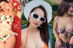 Lã Thanh Huyền, Cao Thái Hà nóng bỏng với bikini