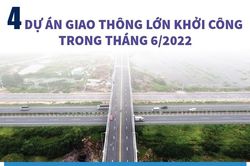 4 dự án giao thông lớn khởi công trong tháng 6/2022