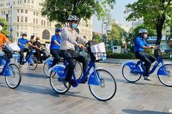 Hà Nội triển khai dịch vụ thuê xe đạp từ quý IV/2022