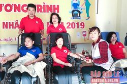 Nữ cán bộ tiêu biểu trong phong trào hiến máu