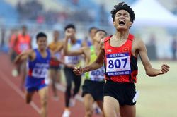 'Về đích' của Trương Anh Đức giành giải Nhất 'Ảnh đẹp SEA Games 31'