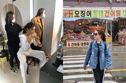 Á hậu Huyền My lộ ảnh hậu trường làm MC khiến fan 'cười ngất'