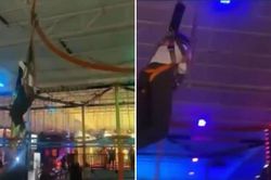 Người phụ nữ ngạt thở vì trò trượt zipline