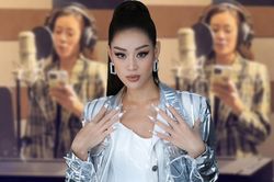 Hoa hậu Khánh Vân lộ diện trong phòng thu, sẽ có tiết mục trình diễn 'đẫm nước mắt' chia tay nhiệm kỳ?