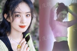 Sốc: Triệu Lệ Dĩnh bị paparazzi chui vào ngăn tủ chụp trộm khi đang tập luyện