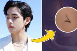Vị trí hình xăm tình bạn của V BTS chỉ fan ruột mới biết
