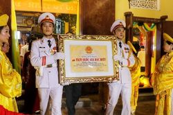 Hà Nội: Đón bằng Di tích Quốc gia đặc biệt 'Thăng Long Tứ trấn' – đền Bạch Mã