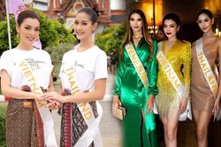 Khoảnh khắc Trân Đài 'giáp mặt' với thí sinh Thái Lan: Hai chị nắm tay nhau vào Top 2 luôn đi