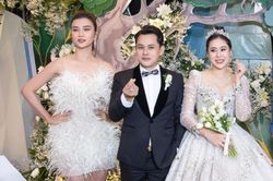 Diện trang phục lấn át cô dâu Hồ Bích Trâm trong lễ cưới, Kim Tuyến nhận 'gạch đá' từ dân mạng