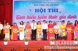 Cao Lộc: 22 đội thi tham gia Hội thi 'Tìm hiểu kiến thức gia đình'Tin khácBáo chí Lạng Sơn tiếp tục đổi mới, đồng hành cùng sự phát triển của tỉnhPhát huy tiềm năng về năng lượng tái tạo