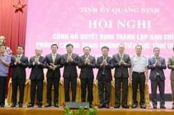 Quảng Ninh thành lập Ban Chỉ đạo phòng, chống tham nhũng, tiêu cực