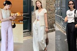 Quần ống rộng mặc với 5 kiểu áo này là sành điệu nhất