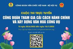 Công đoàn Viên chức thành phố phát động cuộc thi 'Công đoàn tham gia cải cách hành chính và xây dựng văn hóa công vụ'