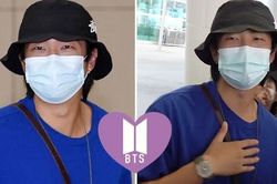 Không được bảo vệ ở sân bay, RM BTS xấu hổ làm aegyo