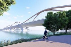 Hà Nội 'chốt' phương án kiến trúc cầu Trần Hưng Đạo với đài vọng cảnh, vỉa hè