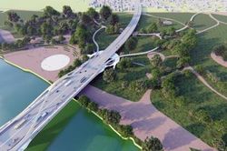 Hà Nội chốt phương án kiến trúc cầu Trần Hưng Đạo bắc qua sông Hồng