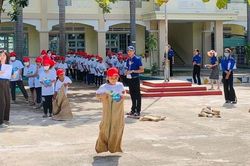 Krông Pa: 40 thiếu nhi tham gia trại hè 'Nối vòng tay lớn'