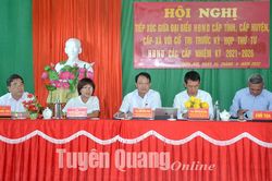 Đại biểu HĐND tỉnh tiếp xúc cử tri xã Yên Thuận (Hàm Yên)
