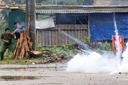 Cận cảnh Công an xã diễn tập tấn công, tiêu diệt khủng bố