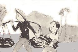 Gió qua thềm vắng...
