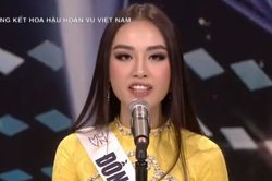 Top 16 Miss Universe Vietnam 2022 thi thuyết trình lắp bắp tiếng Anh, bị netizen chê lạc đề