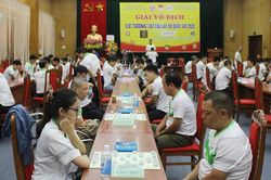 Gần 100 vận động viên tham dự Giải vô địch cờ tướng các câu lạc bộ quốc gia năm 2022