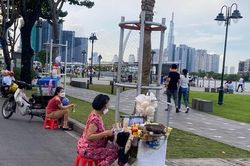 Tiếp diễn cảnh bát nháo tại công viên bến Bạch Đằng