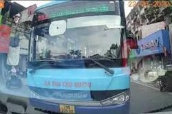 Đình chỉ công việc 7 ngày với lái xe bus lấn làn, gây sự với người đi đường