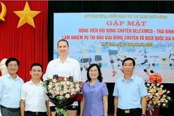 Bóng chuyền nữ Thái Bình 'trình làng' siêu ngoại binh cho mùa giải tới