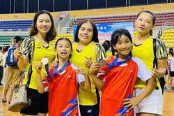 Gia Lai giành 1 huy chương đồng ở Giải Cầu lông thiếu niên quốc gia 2022