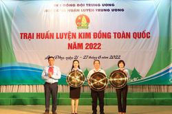 Bế mạc Trại huấn luyện Kim Đồng toàn quốc năm 2022