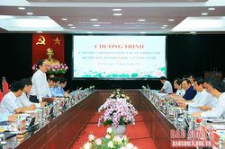 Bộ trưởng Bộ Khoa học và Công nghệ làm việc với tỉnh Sơn La