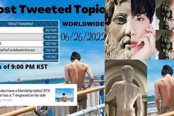 Jin BTS gây 'bão mạng' với ảnh lưng trần ở đảo Jeju