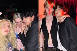 V BTS như 'bad boy' trong ảnh tiệc tùng sau 'Celine Fashion Show', netizen bình luận gì?